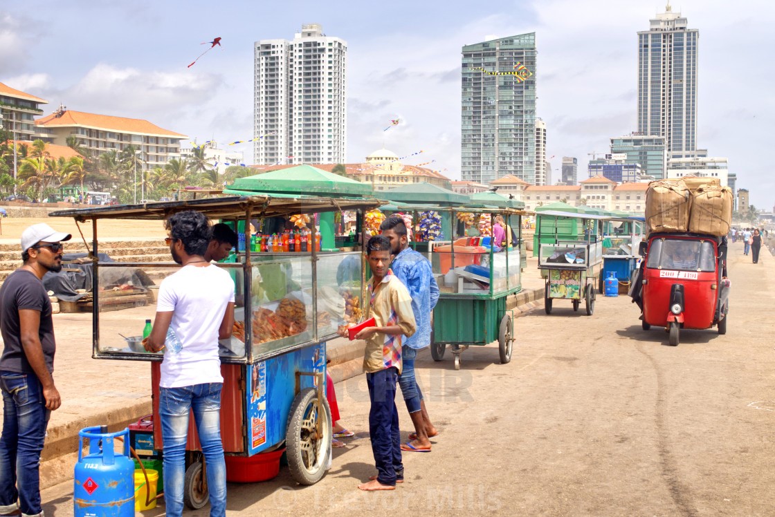 Street Food in Galle Face Green Colombo